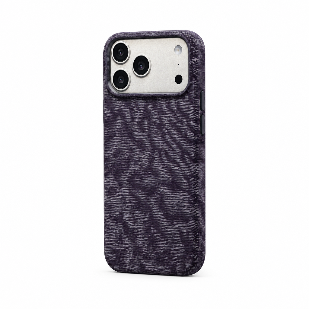 Tech Weave — Iris — iPhone Case — side view
