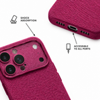 Tech Weave — Cherry — iPhone Case — details