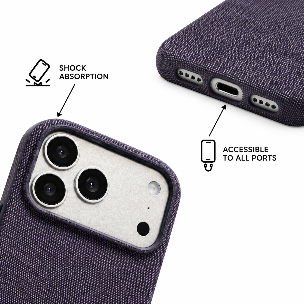 Tech Weave — Iris — iPhone Case — details