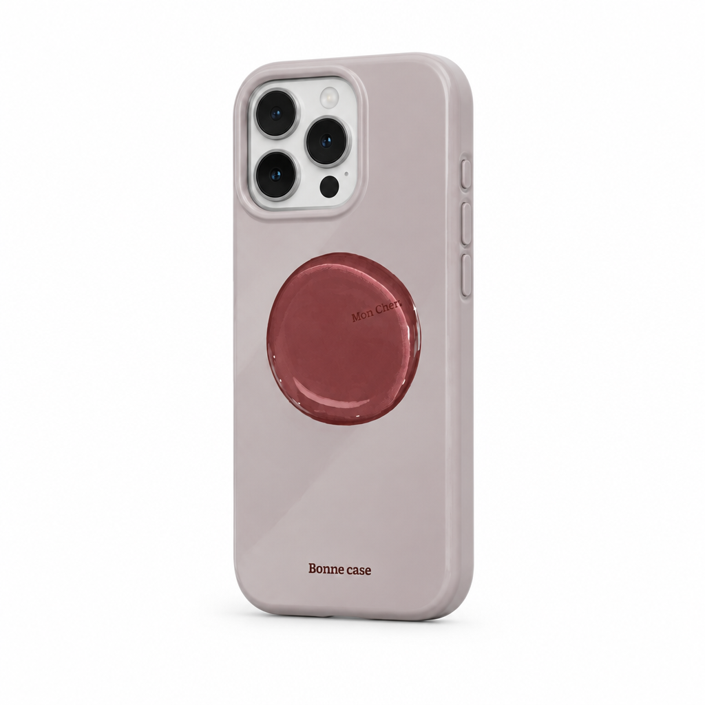Candy Stand — Cocoa — iPhone Case — side view