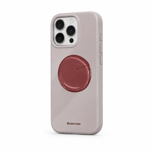 Candy Stand — Cocoa — iPhone Case — side view