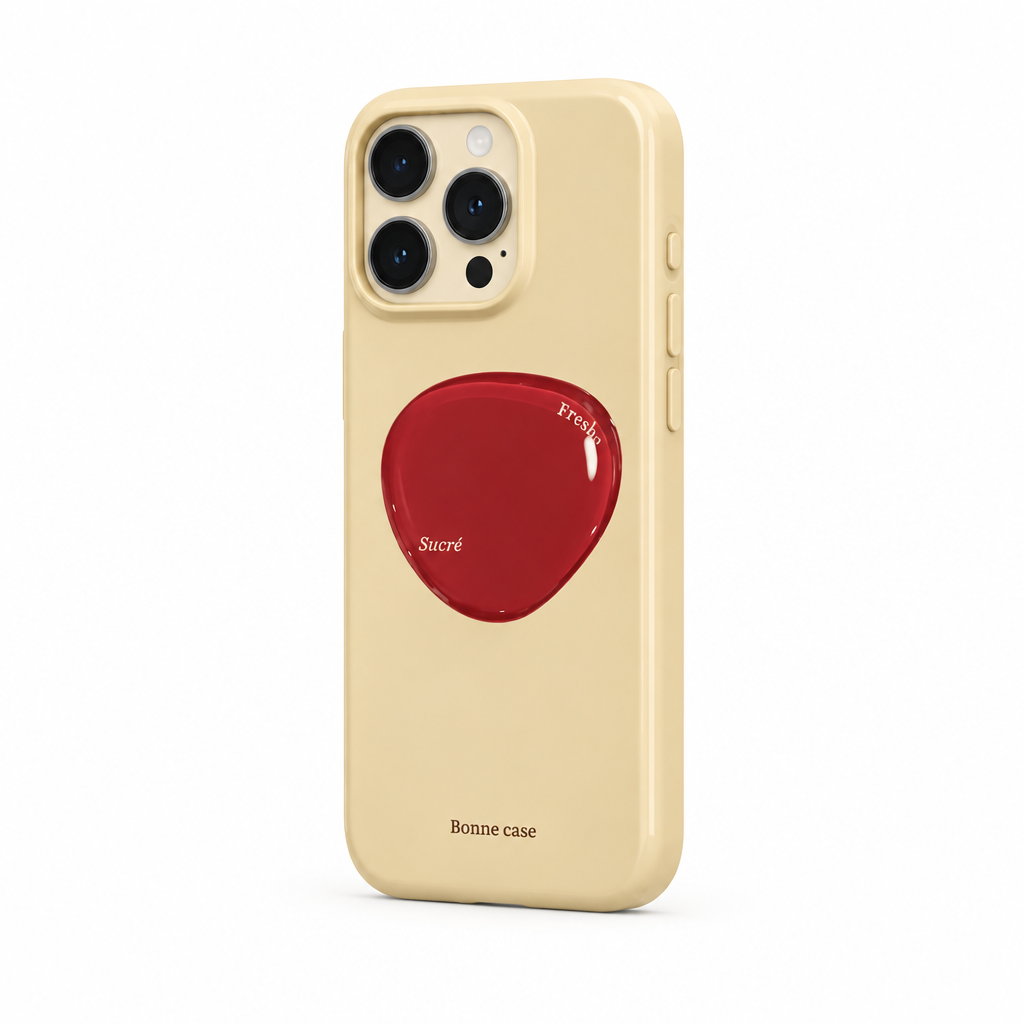 Candy Stand — Cherry — iPhone Case — side view