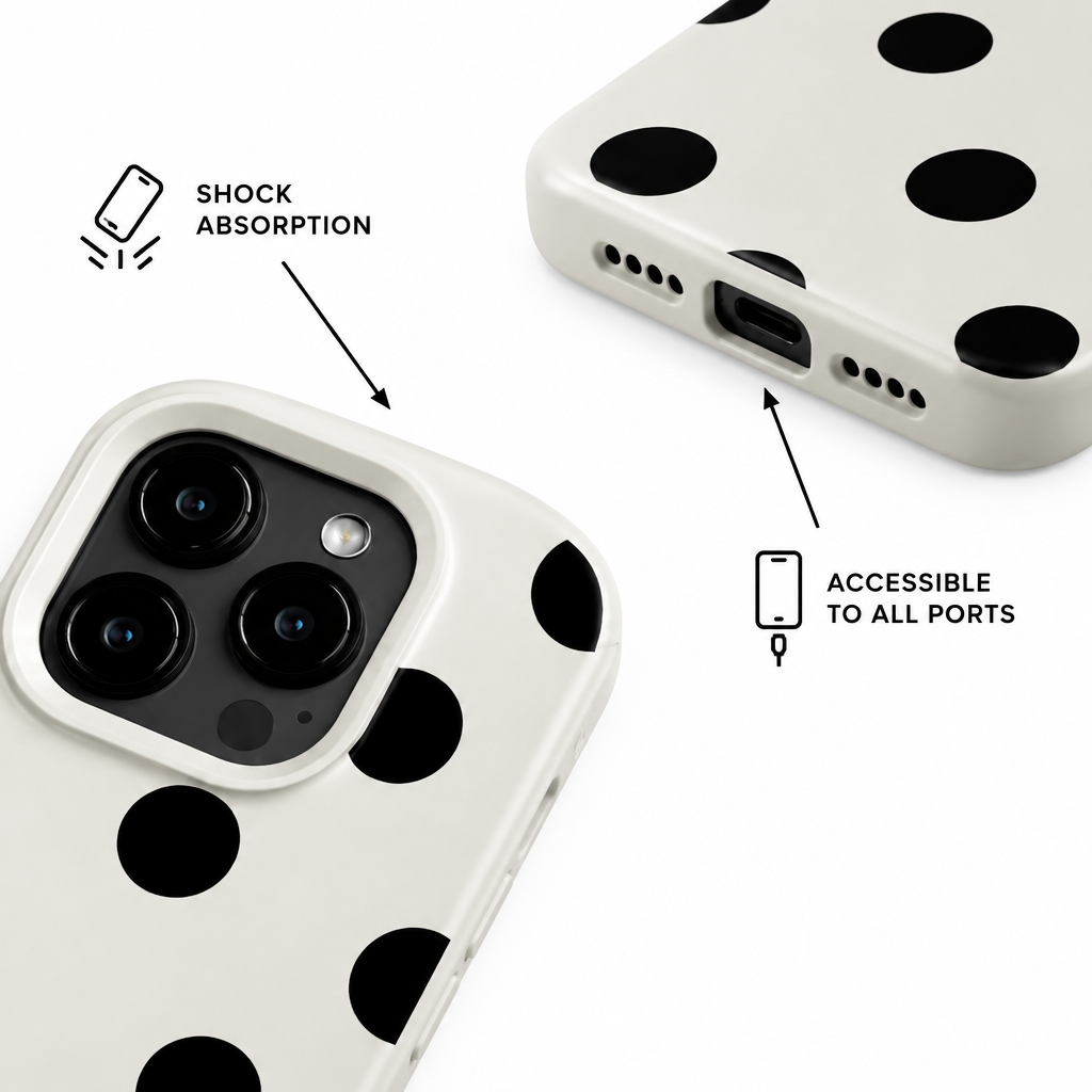 Full Stop — Porcelain — iPhone Case — details