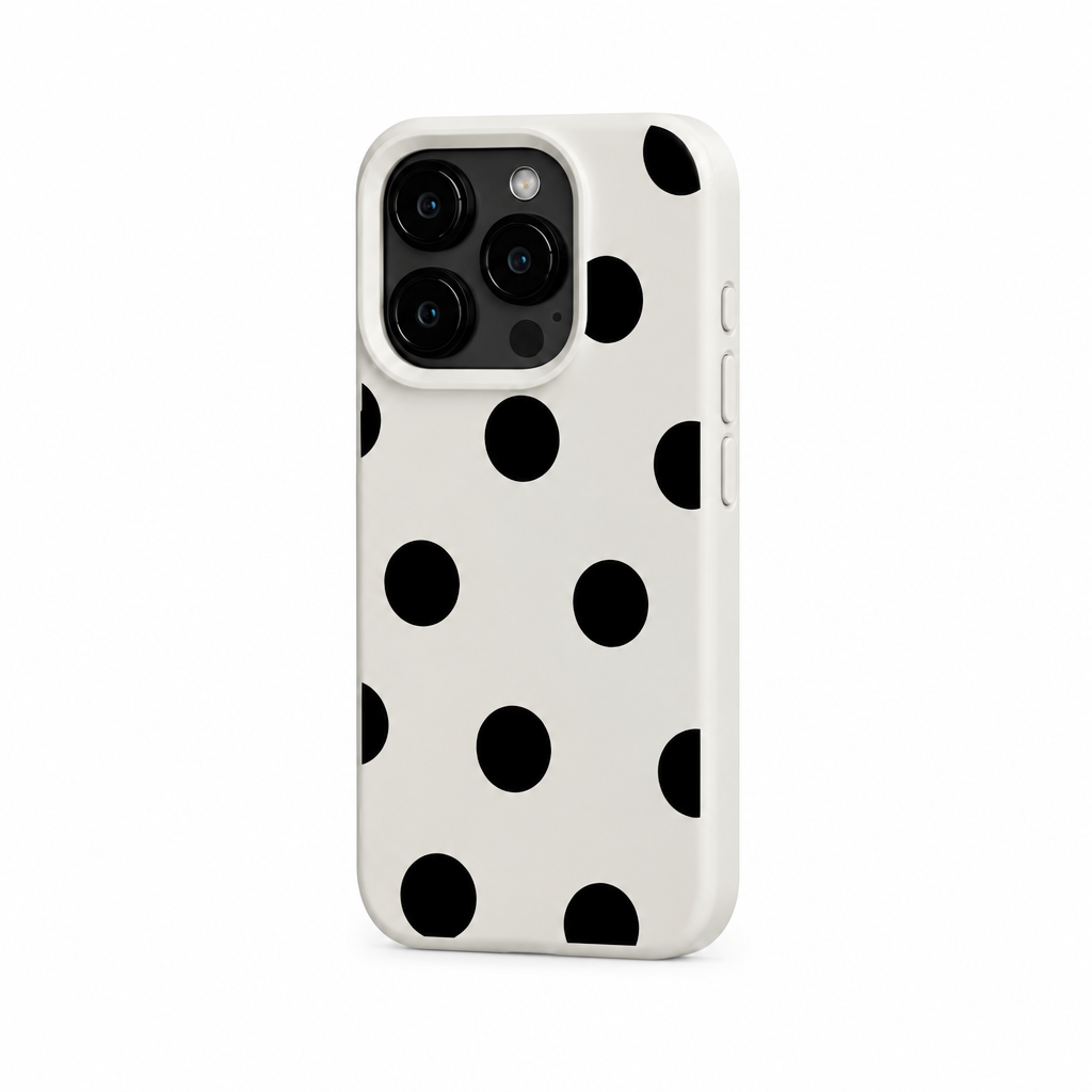 Full Stop — Porcelain — iPhone Case — side view