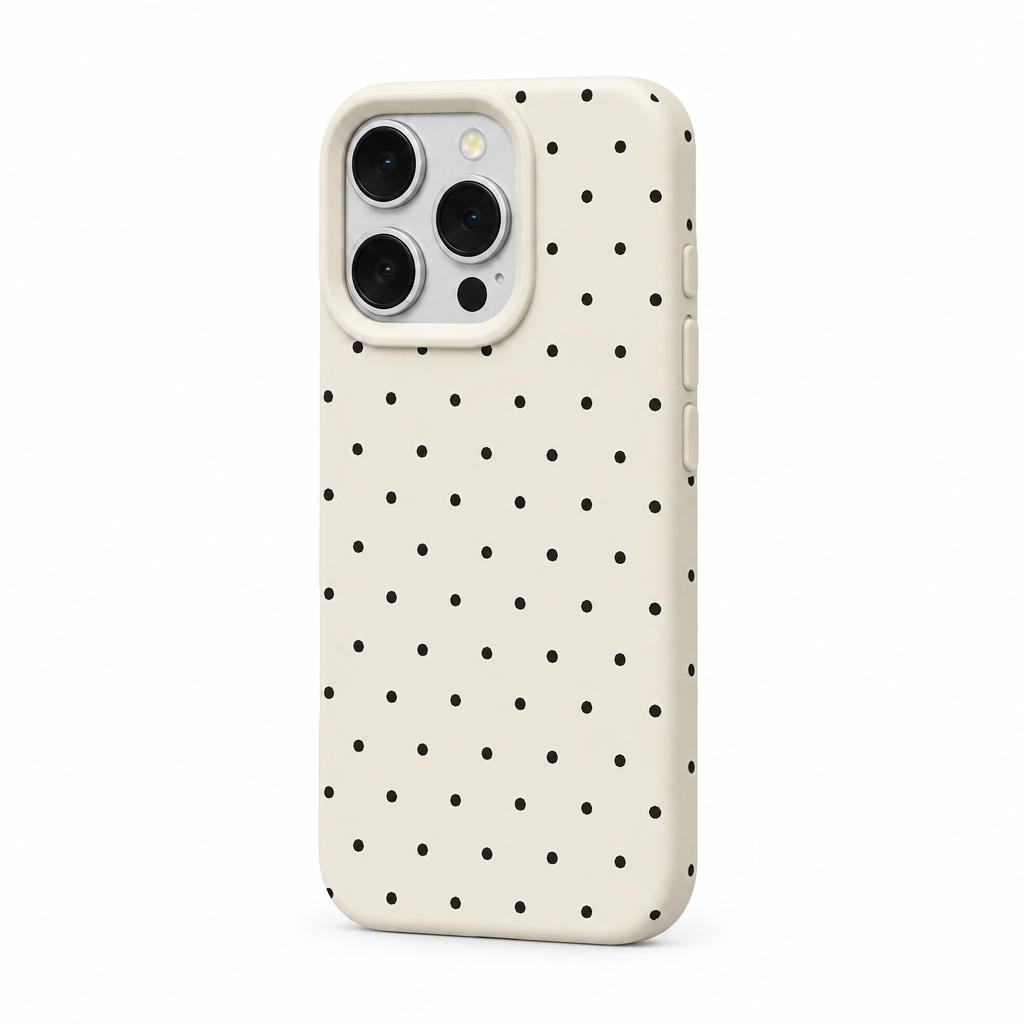 Full Stop — Chalk — iPhone Case — side view