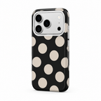 Silver Dot — Ink — iPhone Case — side view