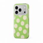 Silver Dot — Fern — iPhone Case — side view
