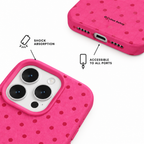 Lichee Dot — Cherry — iPhone Case — details