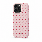 Lichee Dot — Blush — iPhone Case — side view
