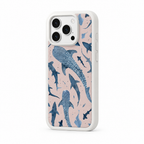 Whale Study — Rosewater — iPhone Case — side view