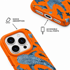 Whale Study — Amber — iPhone Case — details