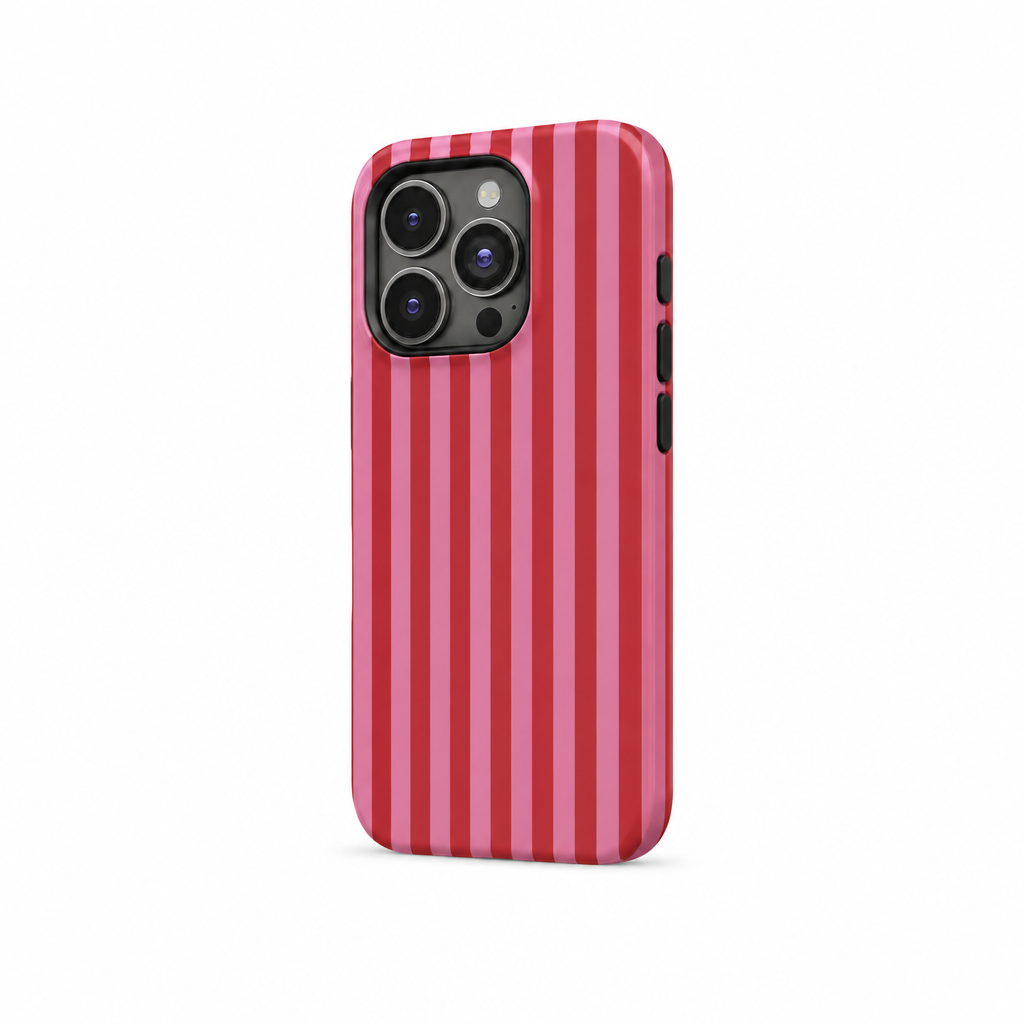 Double Pink — Aura — iPhone Case — side view