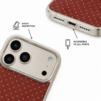 Foil Dot — Cherry — iPhone Case — details