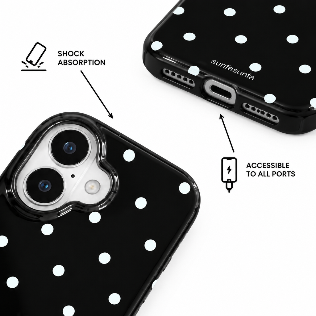 Couple Dot — Ink — iPhone Case — details
