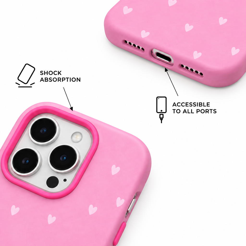 Jelly Heart — Cherry — iPhone Case — details