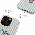 Turtle Stripe — Chalk — iPhone Case — details