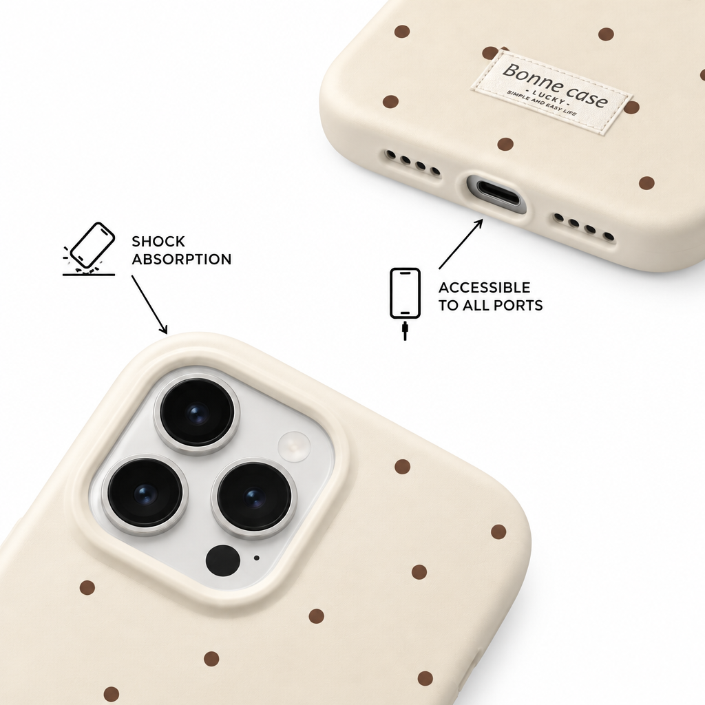 Minimal Dot — Bloom — iPhone Case — details