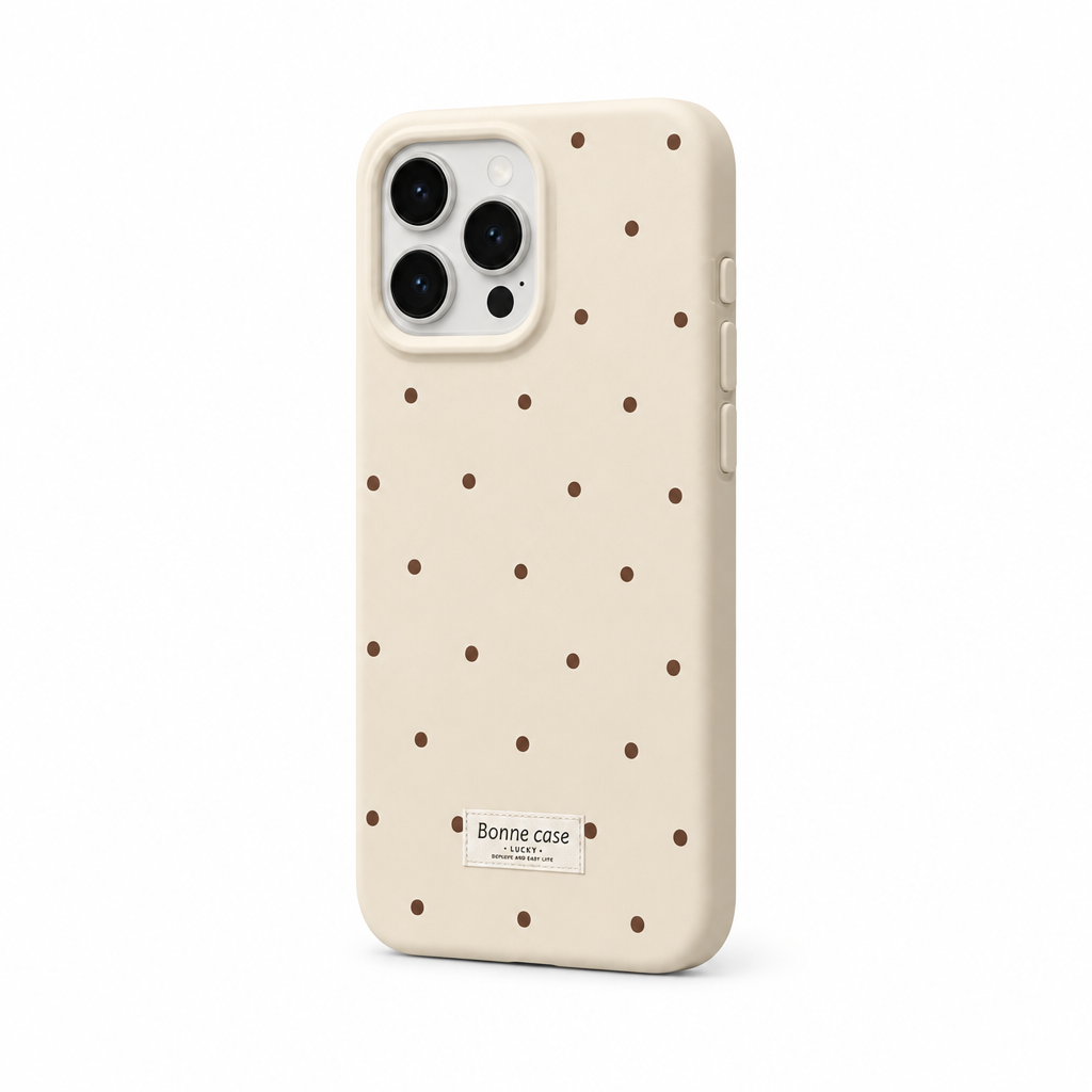 Minimal Dot — Bloom — iPhone Case — side view