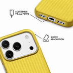 Luggage Stripe — Saffron — iPhone Case — details