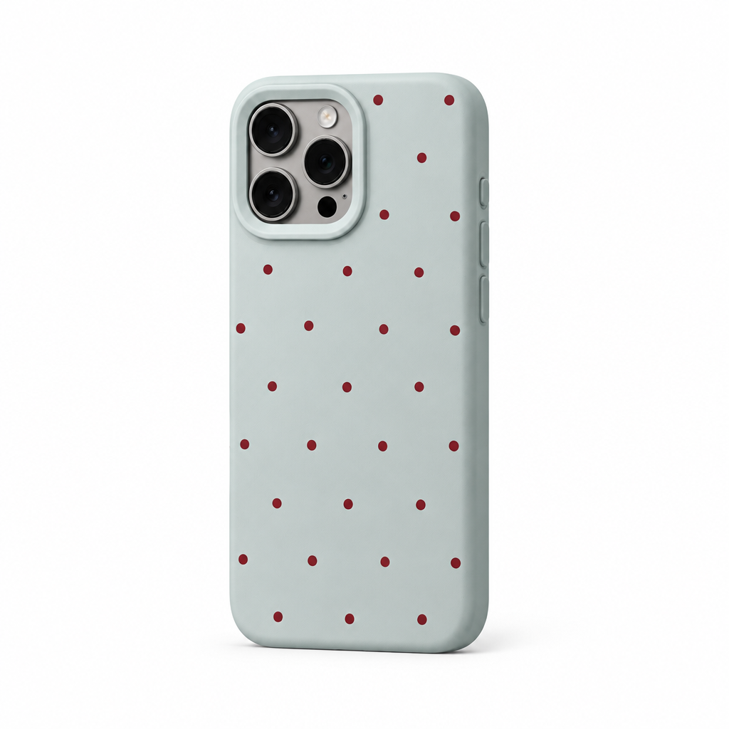 Minimal Dot — Afterglow — iPhone Case — side view