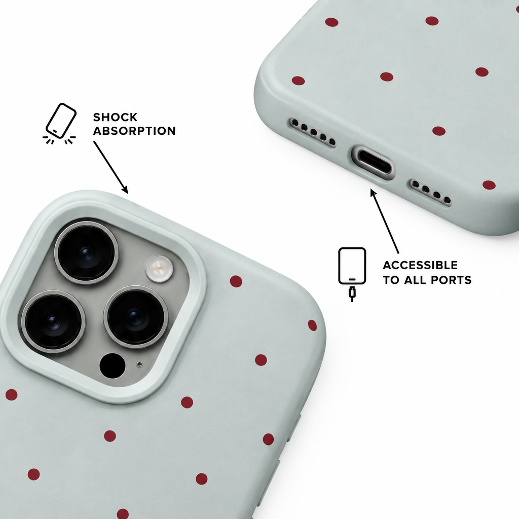 Minimal Dot — Afterglow — iPhone Case — details