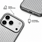 Luggage Stripe — Ash — iPhone Case — details