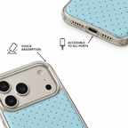 Foil Dot — Cobalt — iPhone Case — details