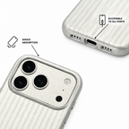 Luggage Stripe — Pewter — iPhone Case — details