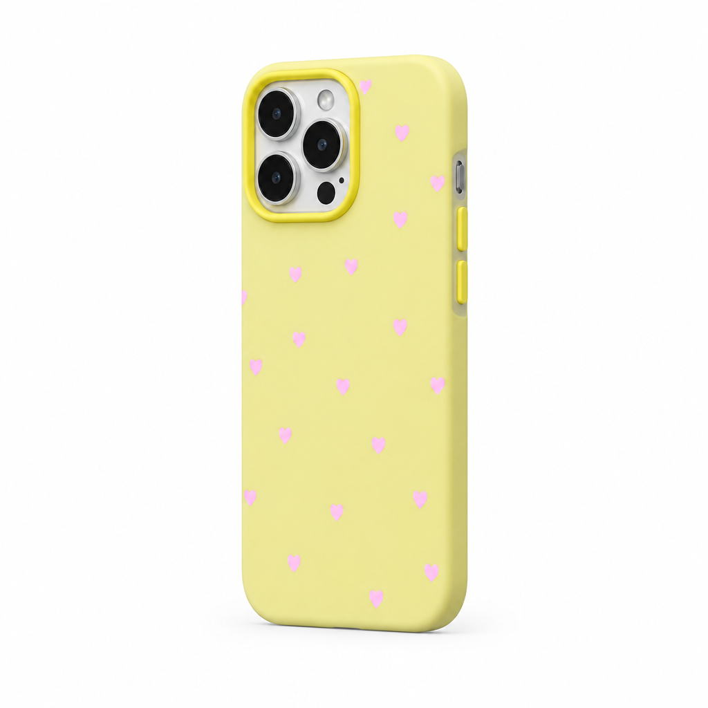 Jelly Heart — Saffron — iPhone Case — side view