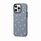 Jelly Heart — Ink — iPhone Case — side view