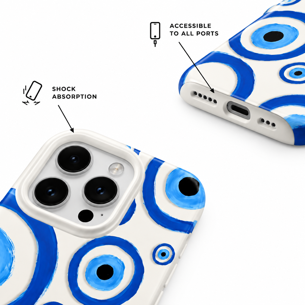 Eye Retro — Chalk — iPhone Case — details