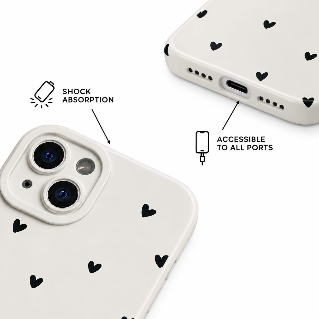 Night Heart — Atlas — iPhone Case — details