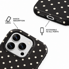Chalk Dot — Soot — iPhone Case — details