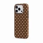 Chalk Dot — Graphite — iPhone Case — side view