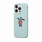 Turtle Stripe — Fern — iPhone Case — side view