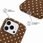 Chalk Dot — Graphite — iPhone Case — details