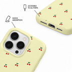Cherry Bounce — Cream — iPhone Case — details