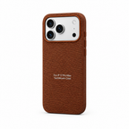 Woven Quiet — Cocoa — iPhone Case — side view