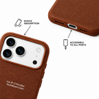 Woven Quiet — Cocoa — iPhone Case — details