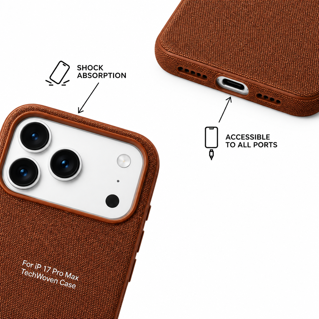 Woven Quiet — Cocoa — iPhone Case — details