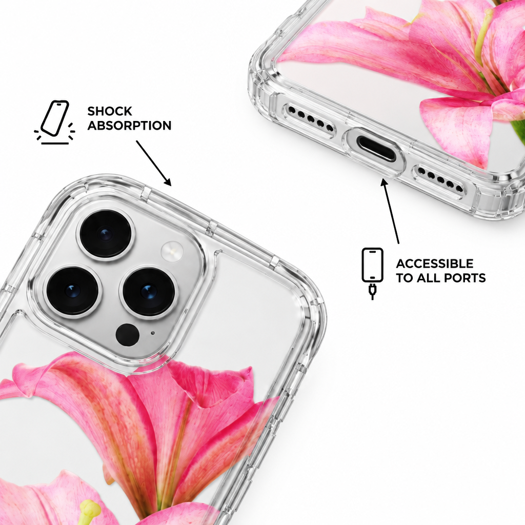 Cherry Press — Aura — iPhone Case — details