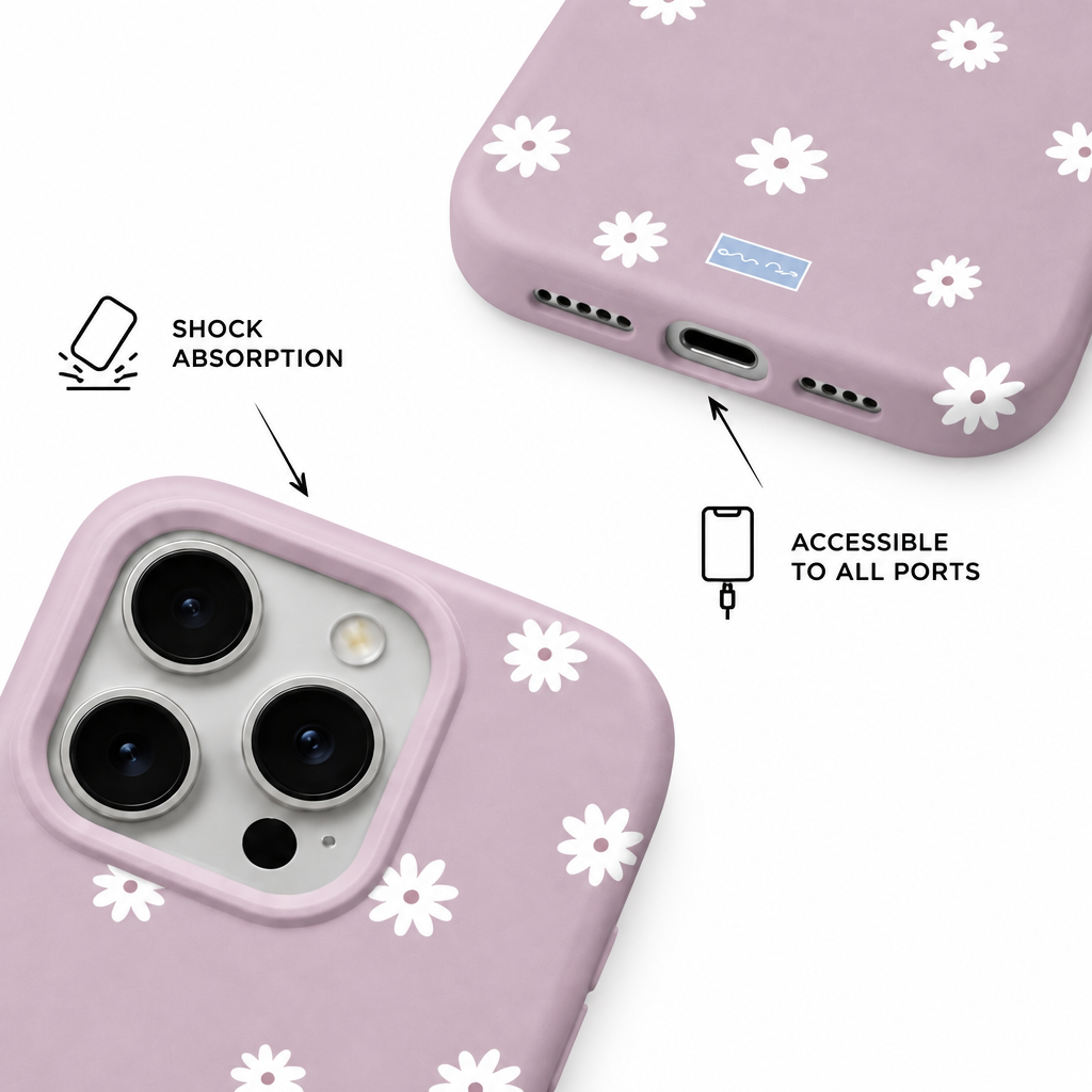 Daisy Hour — Canvas — iPhone Case — details