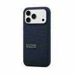 Woven Quiet — Cobalt — iPhone Case — side view