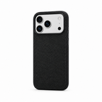 Woven Quiet — Ink — iPhone Case — side view