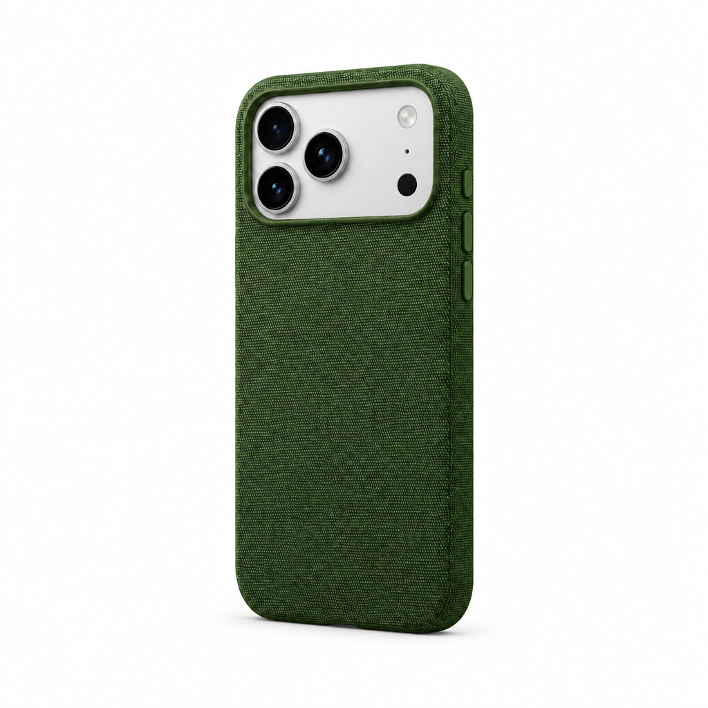 Woven Quiet — Fern — iPhone Case — side view