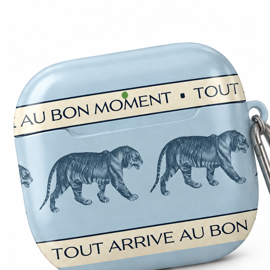 Weekend Club — Blue Safari — AirPods Case — details