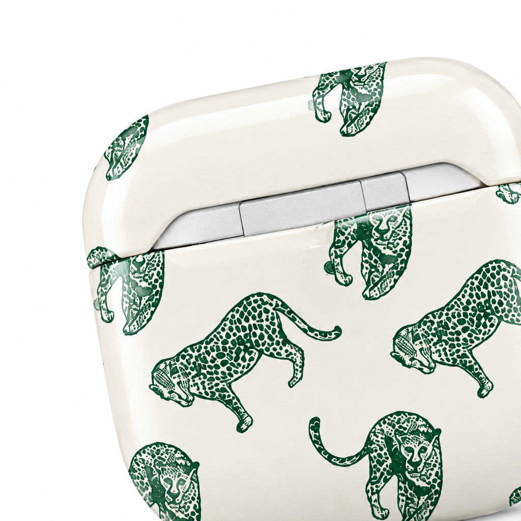 Weekend Club — Green Safari — AirPods Case — details