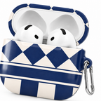 Weekend Club — Navy Geometry — AirPods Case — details
