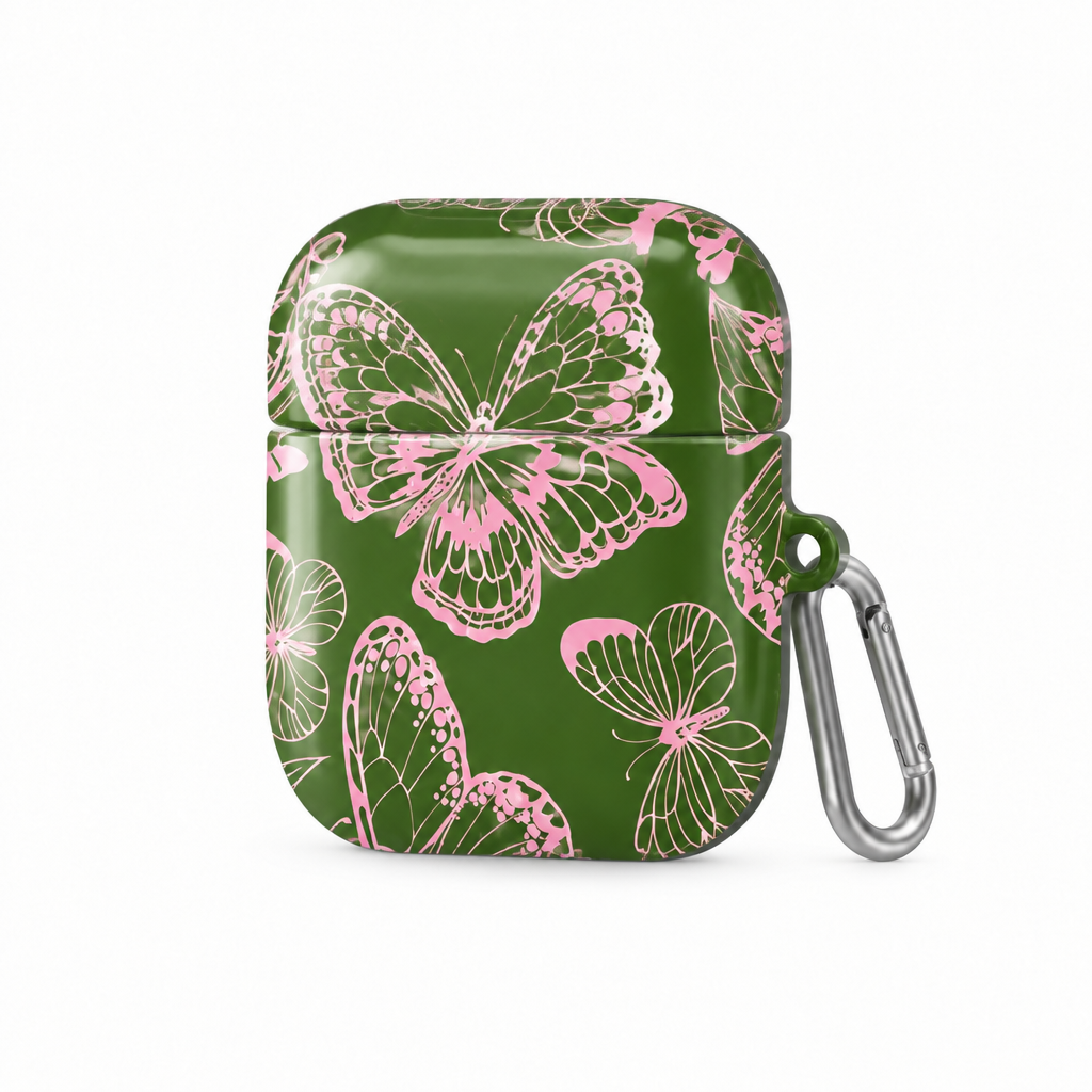Weekend Club — Butterfly Garden — AirPods Case — side view