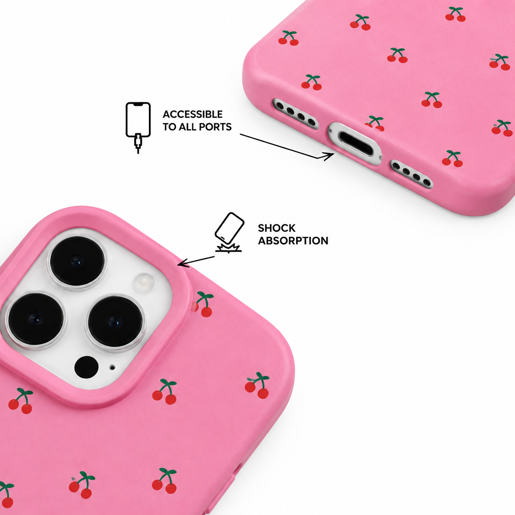 Cherry Bounce — Cherry — iPhone Case — details
